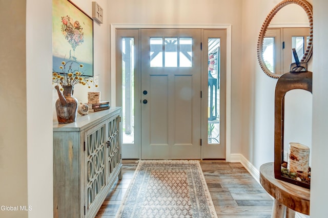 2794 W Lydius St, Schenectady, NY 12306 - entryway with light wood-type flooring and baseboards