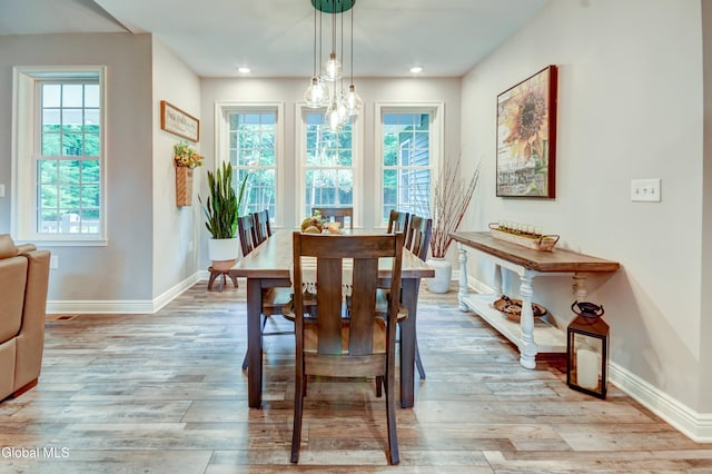 2794 W Lydius St, Schenectady, NY 12306 - dining room with healthy amount of natural light, light wood finished floors, and recessed lighting