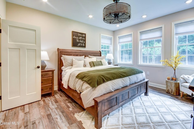 2794 W Lydius St, Schenectady, NY 12306 - bedroom featuring light wood finished floors, multiple windows, and recessed lighting