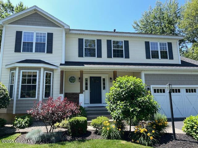6 Patroon Way, Halfmoon, NY 12065 - view of front of property featuring covered porch