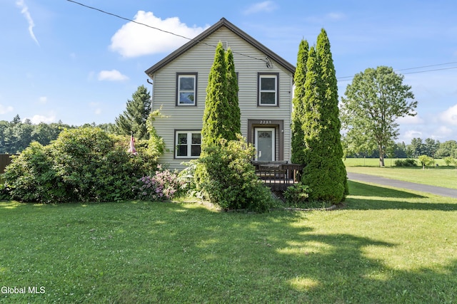 2289 Hickory Hill Rd, Mohawk, NY 12068 - view of front of home featuring a front yard