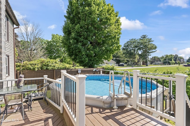 2289 Hickory Hill Rd, Mohawk, NY 12068 - view of wooden terrace