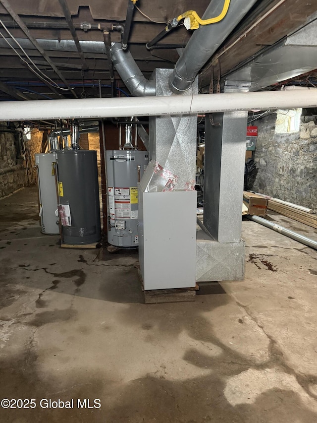 822 Bedford Rd, Schenectady, NY 12308 - utilities featuring water heater and heating unit
