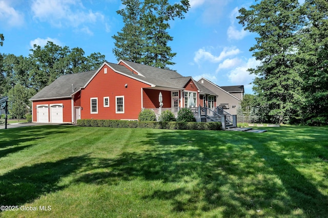 13 Bridlewood Loop, Clifton Park, NY 12148 - view of front of house with a front yard and a porch
