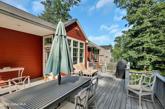 13 Bridlewood Loop, Clifton Park, NY 12148 - view of wooden terrace