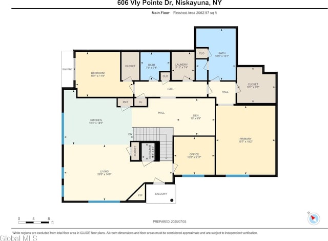 606 Vly Pointe Dr, Niskayuna, NY 12309 - view of property floor plan