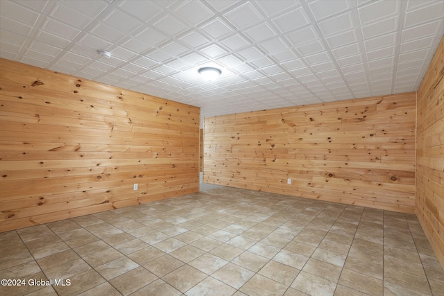13 Macory Way, Moreau, NY 12831 - empty room featuring wood walls