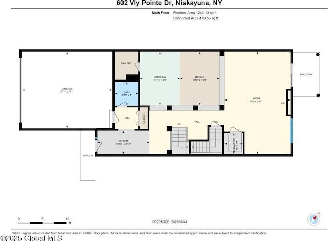 602 Vly Pointe Dr, Niskayuna, NY 12309 - view of room layout