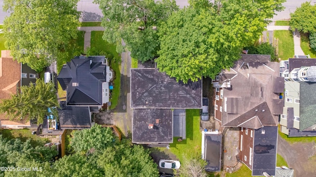 31 Cedar St, Oneonta, NY 13820 - aerial perspective of suburban area