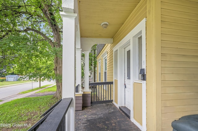 31 Cedar St, Oneonta, NY 13820 - view of porch