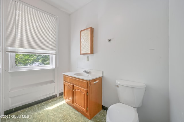 31 Cedar St, Oneonta, NY 13820 - half bathroom with vanity and toilet