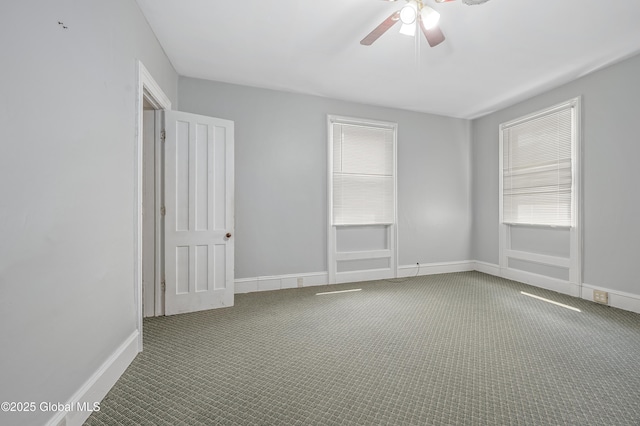 31 Cedar St, Oneonta, NY 13820 - unfurnished bedroom featuring carpet and ceiling fan