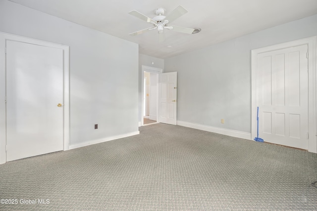 31 Cedar St, Oneonta, NY 13820 - unfurnished bedroom with carpet floors and a ceiling fan