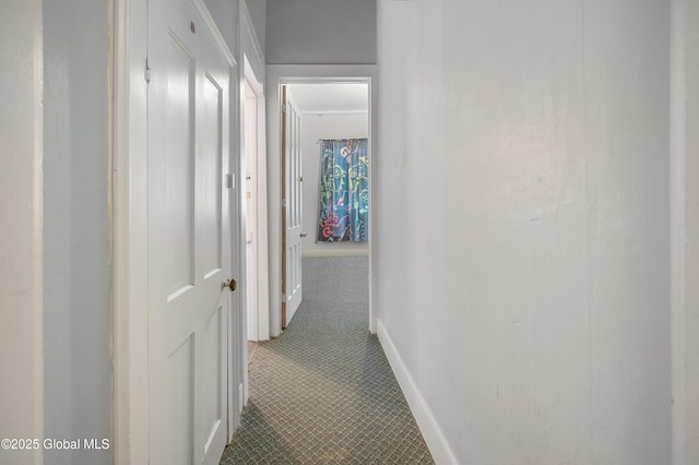 31 Cedar St, Oneonta, NY 13820 - hallway featuring tile patterned flooring and baseboards