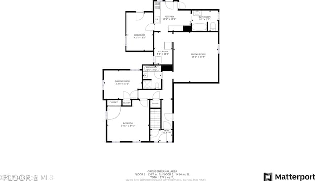 31 Cedar St, Oneonta, NY 13820 - view of property floor plan