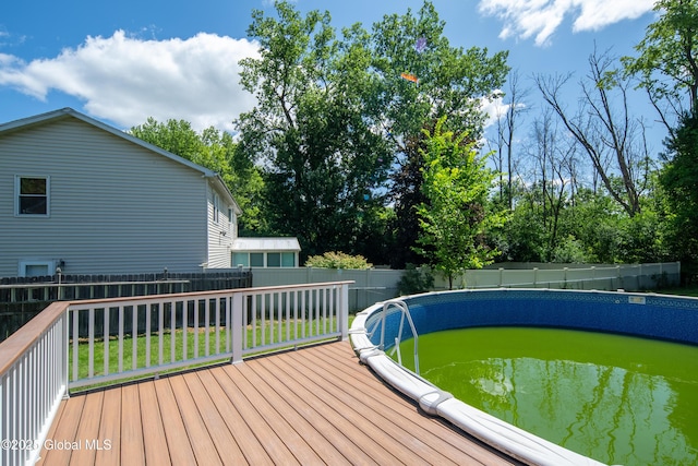 99 Fiddlers Ln, Colonie, NY 12110 - deck featuring a fenced backyard