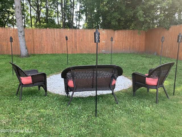 56 Pershing Dr, Scotia, NY 12302 - view of fenced backyard
