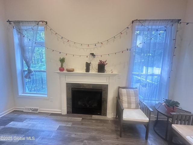 30B Idared Ln, Halfmoon, NY 12065 - living area with wood finished floors and a fireplace