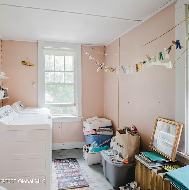 3063 Ny Highway 43, Sand Lake, NY 12018 - laundry room with independent washer and dryer