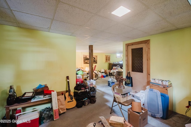 3063 Ny Highway 43, Sand Lake, NY 12018 - finished basement featuring a drop ceiling and carpet