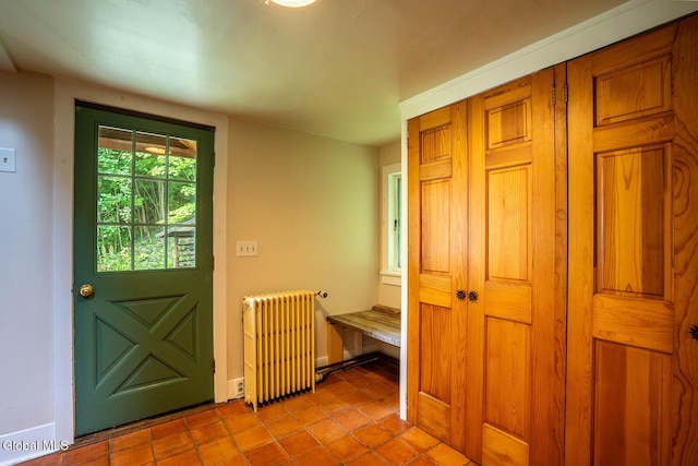 203 Center Rd, White Creek, NY 12057 - entryway with radiator and tile patterned floors