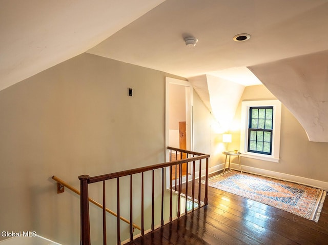 203 Center Rd, White Creek, NY 12057 - additional living space with vaulted ceiling and hardwood / wood-style floors
