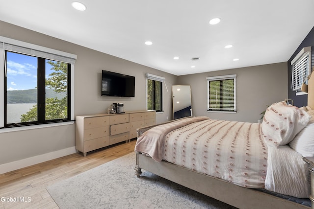 55 Trinity Rock Rd, Lake George, NY 12845 - bedroom with recessed lighting and light wood-type flooring