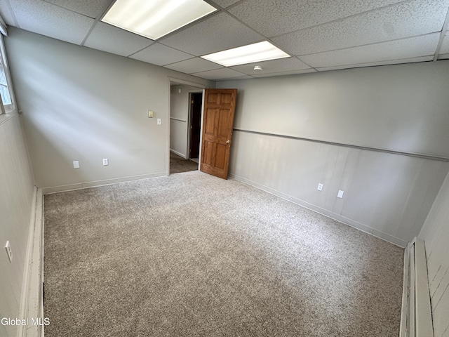 1 S Main St, Voorheesville, NY 12186 - carpeted spare room with a drop ceiling