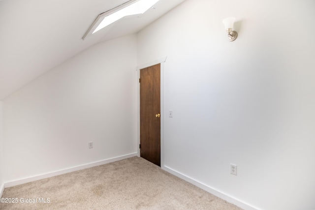 17564 State Route 22, Berlin, NY 12022 - additional living space featuring lofted ceiling, a skylight, and carpet flooring