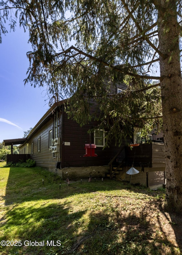 17564 State Route 22, Berlin, NY 12022 - view of front of home with a front lawn and a wooden deck