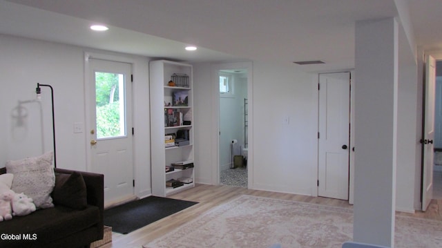 32 Winnie St, Albany, NY 12208 - entrance foyer with light wood finished floors and recessed lighting