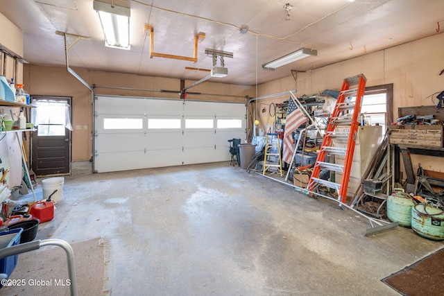 921 Altamont Voorheesville Rd, Altamont, NY 12009 - garage with a garage door opener