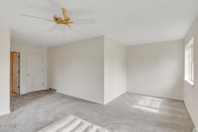 3 Lucille Ln, Malta, NY 12019 - carpeted spare room featuring a ceiling fan and baseboards