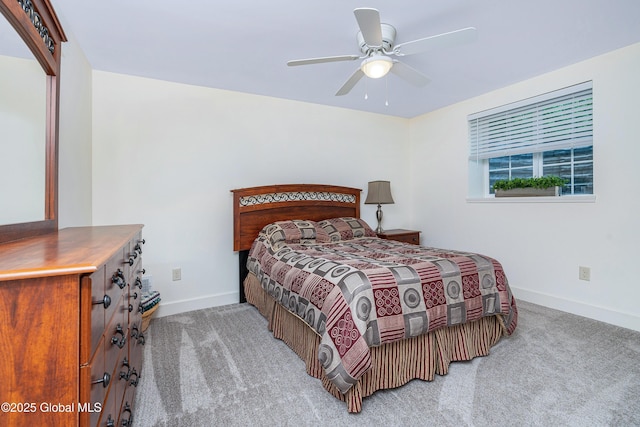 55 Winterberry Ln, Moreau, NY 12828 - bedroom with carpet floors and ceiling fan