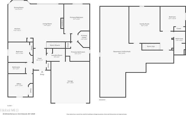 55 Winterberry Ln, Moreau, NY 12828 - view of room layout