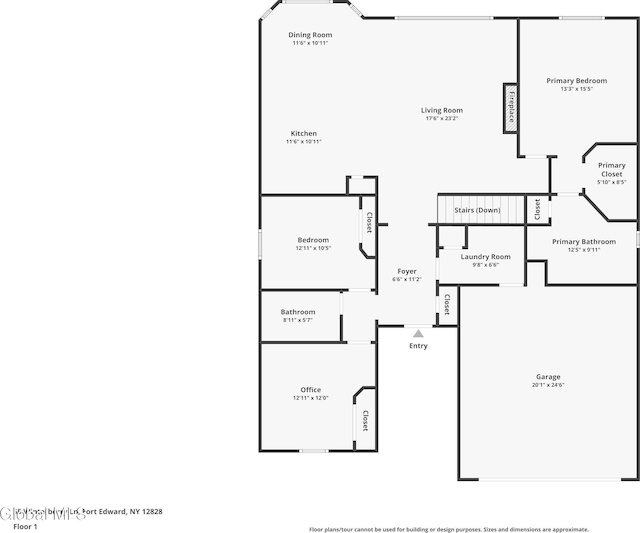 55 Winterberry Ln, Moreau, NY 12828 - view of property floor plan