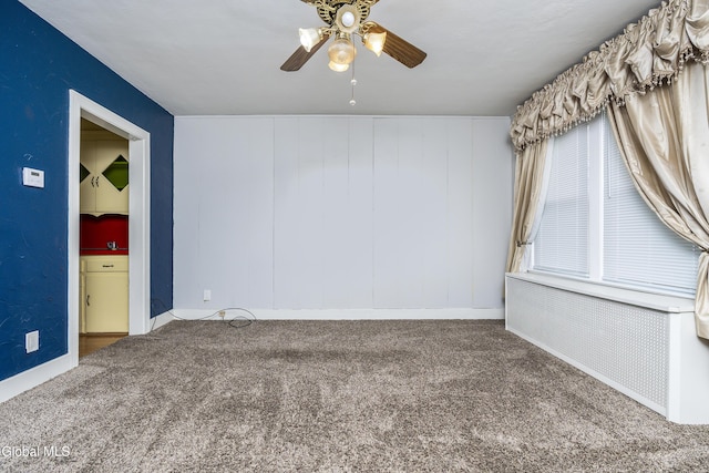 1633 Chrisler Ave, Schenectady, NY 12303 - unfurnished room featuring carpet floors and ceiling fan