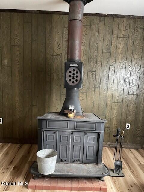 129 Moan And Groan Rd, Hope, NY 12134 - detailed view of wood finished floors and wood walls