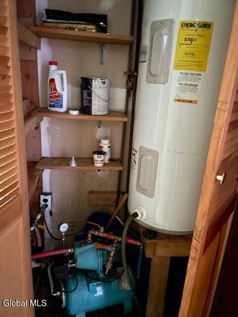 129 Moan And Groan Rd, Hope, NY 12134 - utility room with electric water heater