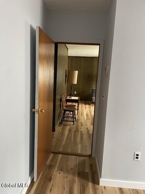 129 Moan And Groan Rd, Hope, NY 12134 - hallway featuring light wood-type flooring