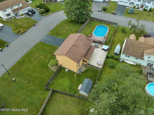15 Deer Path Dr, Colonie, NY 12205 - aerial view of a pool
