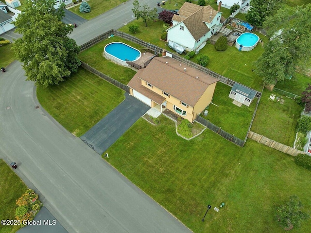 15 Deer Path Dr, Colonie, NY 12205 - bird's eye view of a pool area
