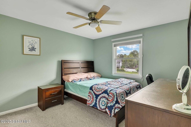 15 Deer Path Dr, Colonie, NY 12205 - bedroom with light carpet and a ceiling fan