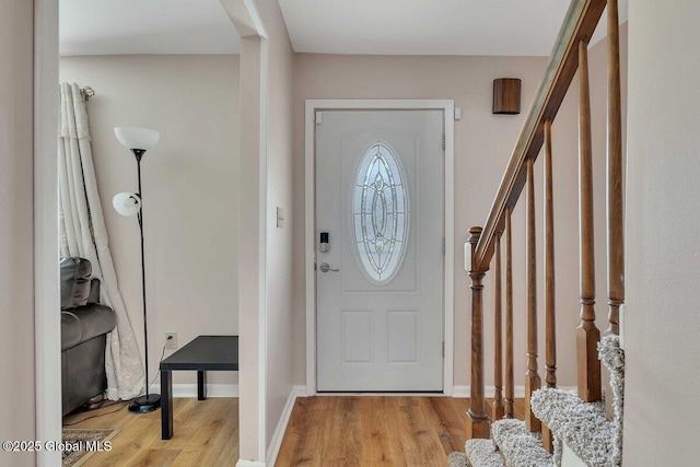 15 Deer Path Dr, Colonie, NY 12205 - foyer entrance with stairs and light wood-style floors