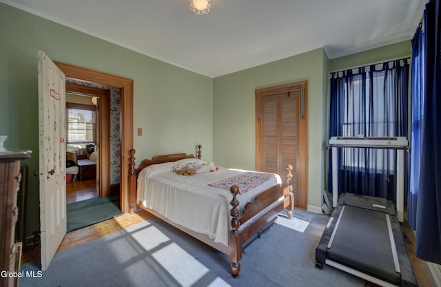 202 W 1st Ave, Johnstown, NY 12095 - bedroom featuring ornamental molding