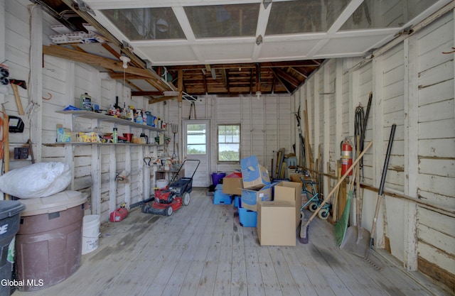 202 W 1st Ave, Johnstown, NY 12095 - below grade area with hardwood / wood-style floors
