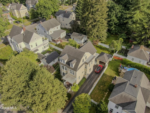 202 W 1st Ave, Johnstown, NY 12095 - aerial perspective of suburban area