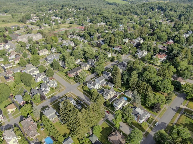 202 W 1st Ave, Johnstown, NY 12095 - aerial overview of property's location featuring nearby suburban area