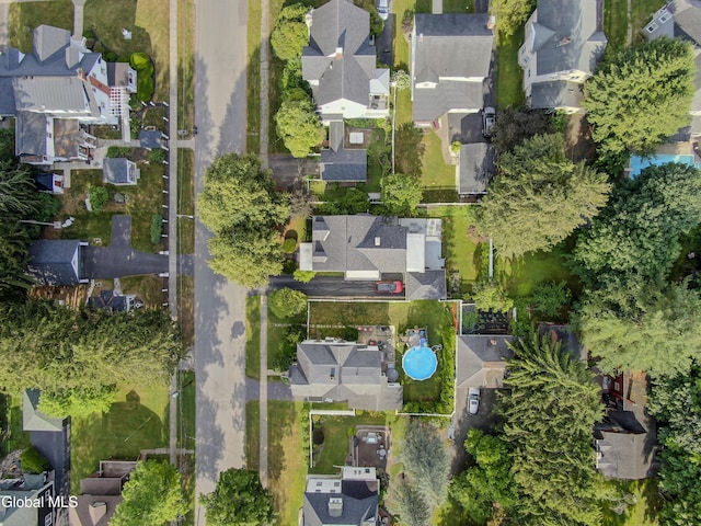 202 W 1st Ave, Johnstown, NY 12095 - aerial view of property's location with nearby suburban area