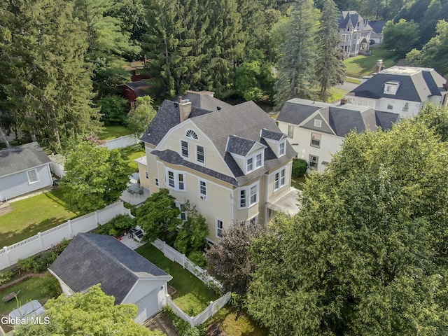 202 W 1st Ave, Johnstown, NY 12095 - aerial perspective of suburban area